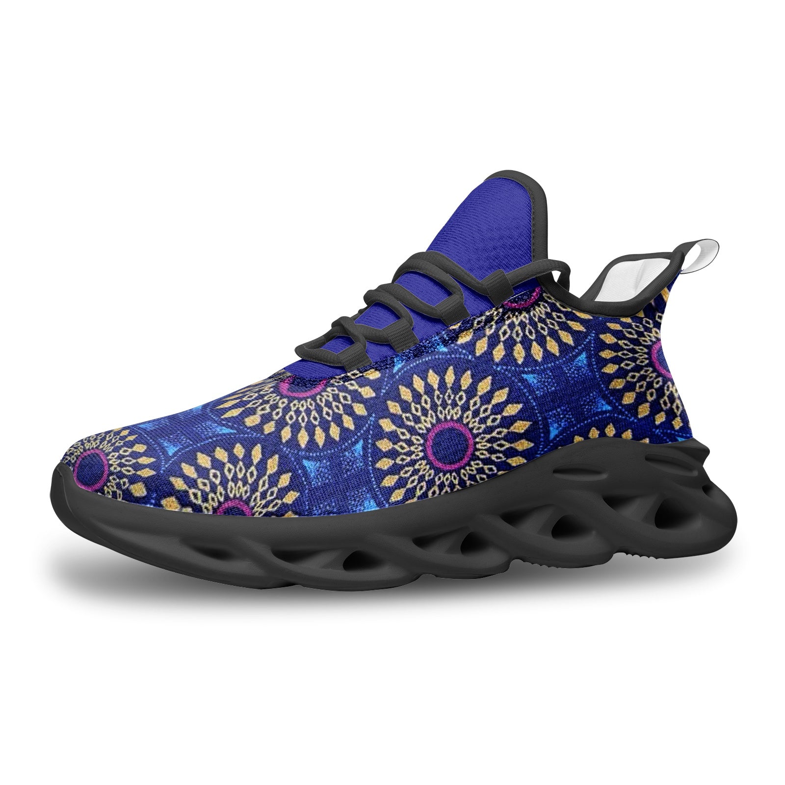 Tosin  African Print Unisex Bounce Mesh Knit Sneakers