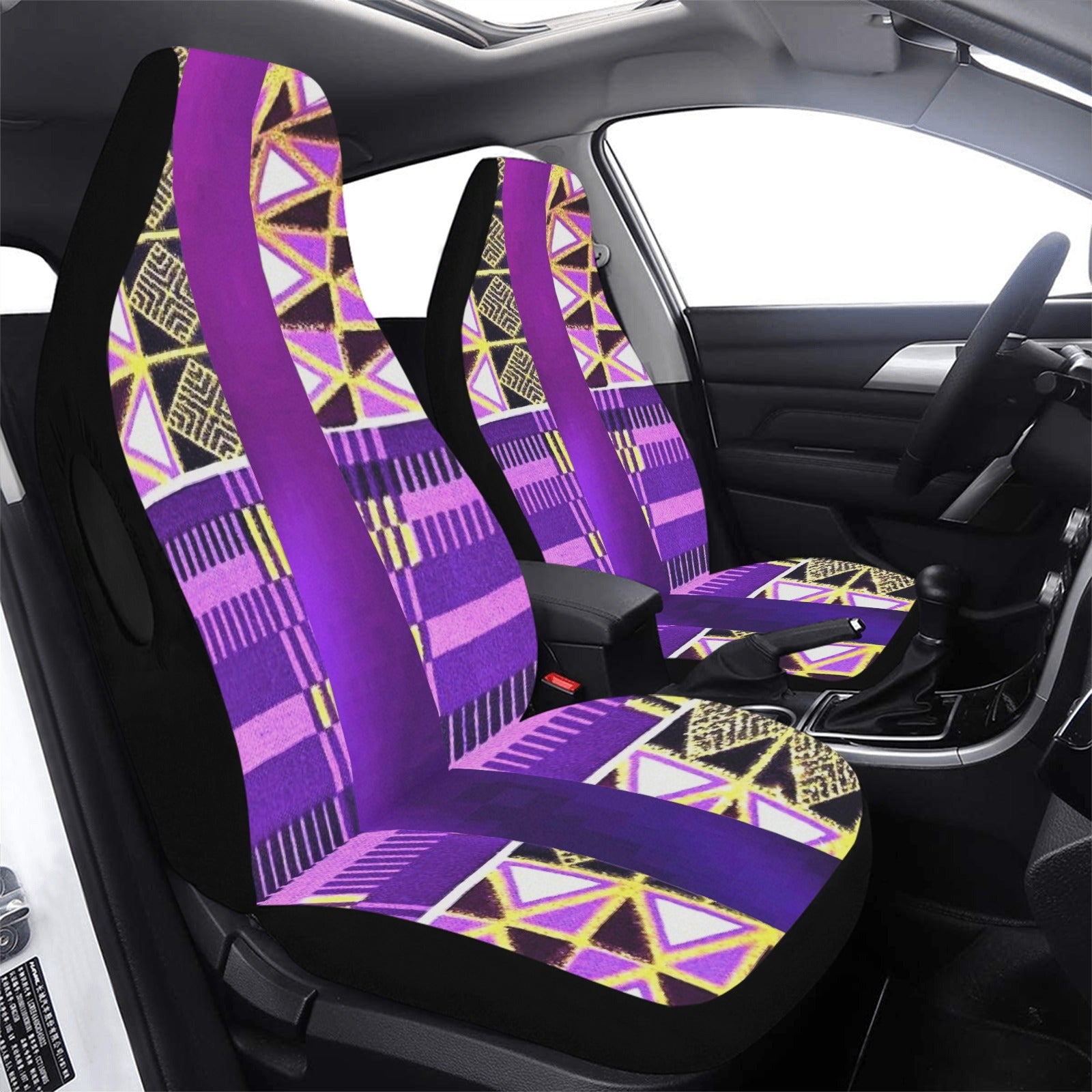 Watoke  African Print Car Seat Covers (Airbag Compatible 2PK)