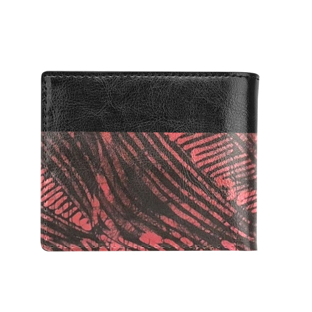 Nosa African Print Bifold Wallet with Coin Pocket- black