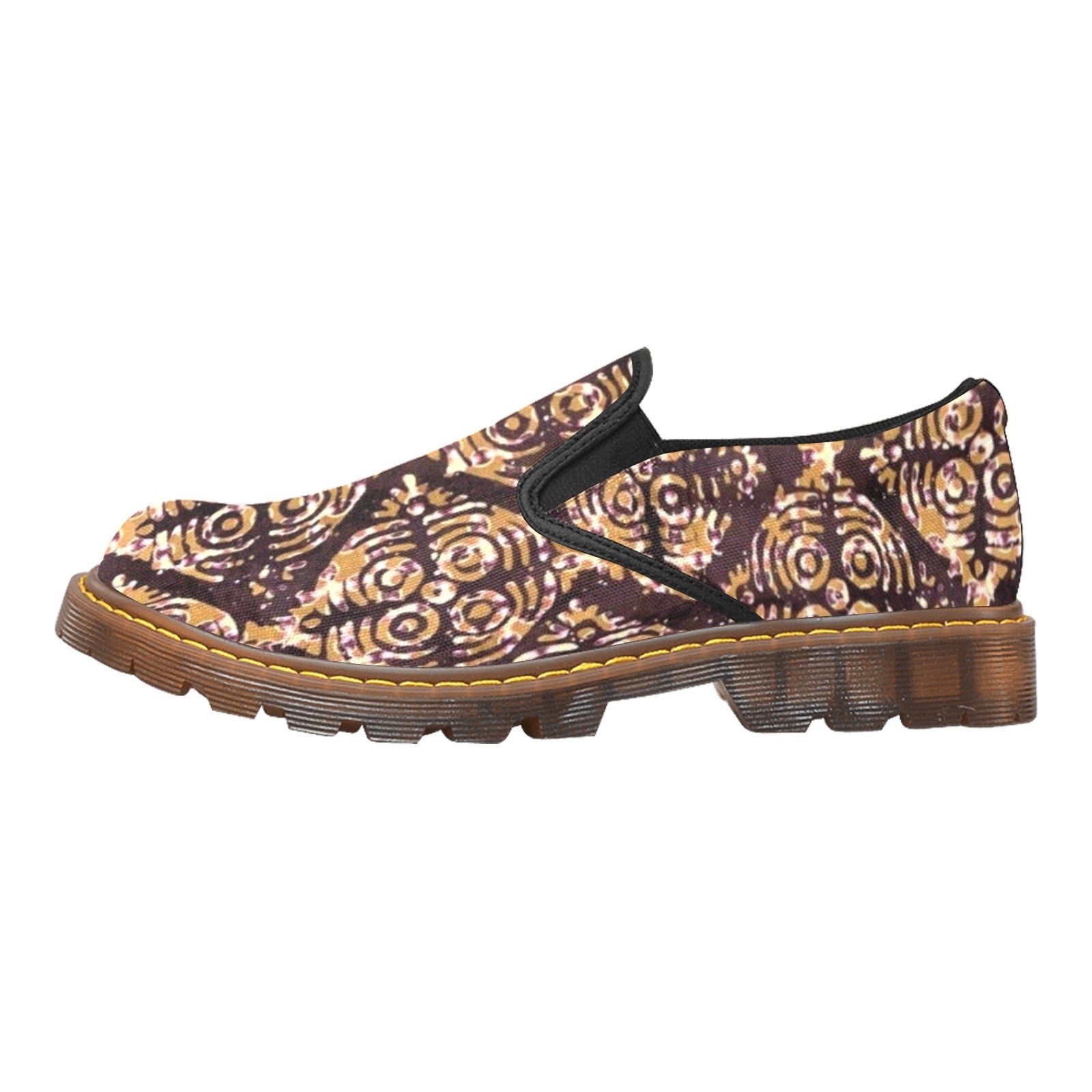 Kasi  African Print Men's Slip-on Loafers