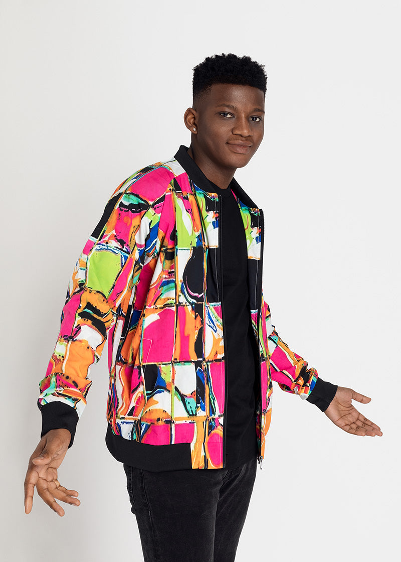 African Men clothing store online - Bomber Jacket – N'omose Couture
